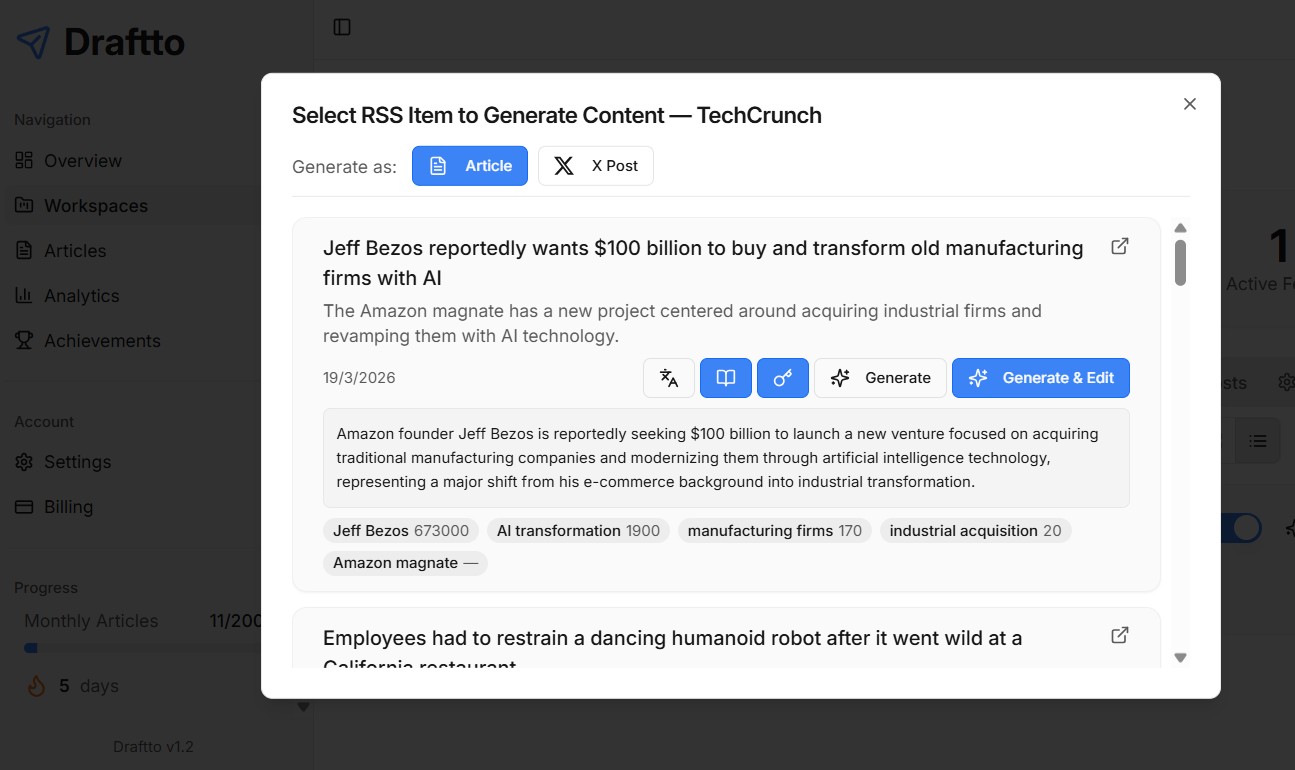03 Generate Article