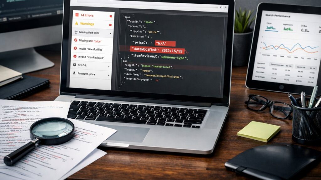 Structured data audit for AEO: find and fix schema errors